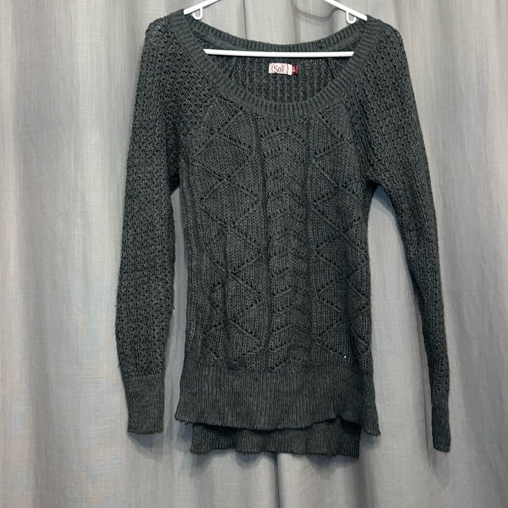 Gray sweater